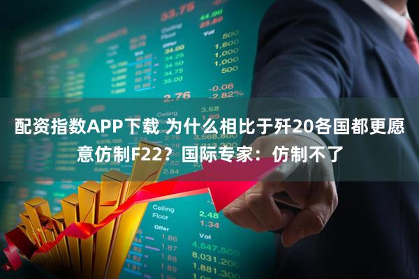 配资指数APP下载 为什么相比于歼20各国都更愿意仿制F22？国际专家：仿制不了